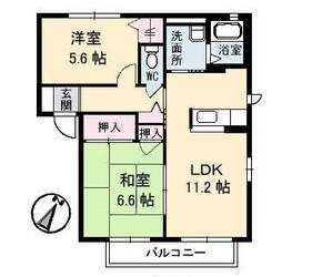 シャーメゾン　ラフィネA棟の物件間取画像